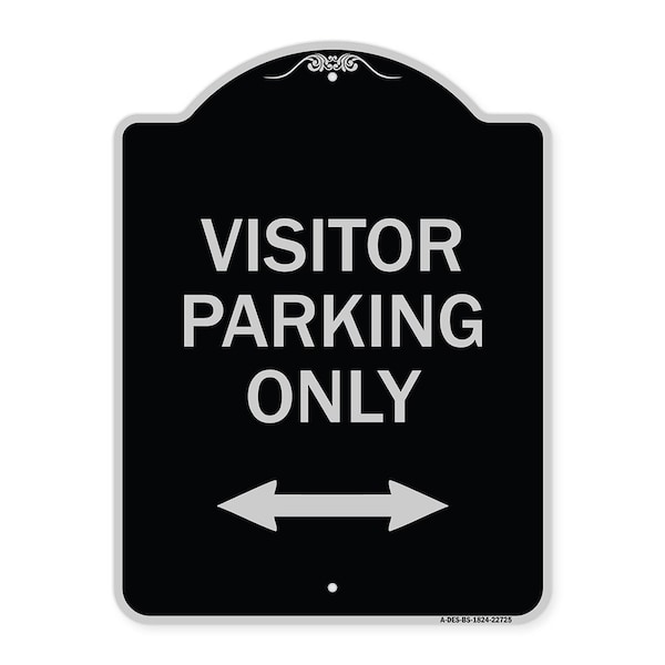 Signmission Visitor Parking Visitor Parking Heavy-Gauge Aluminum Architectural Sign, 24" x 18", BS-1824-22725 A-DES-BS-1824-22725 - main